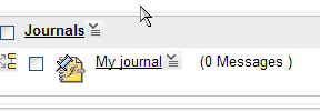 journal topic listing