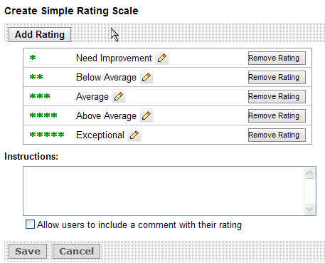 sample peer review scale
